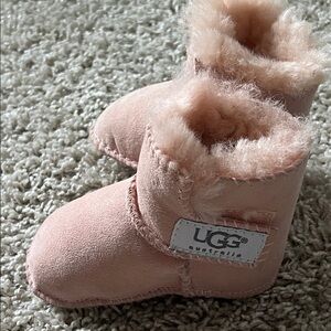 UGG Pink Infant Shearling Booties